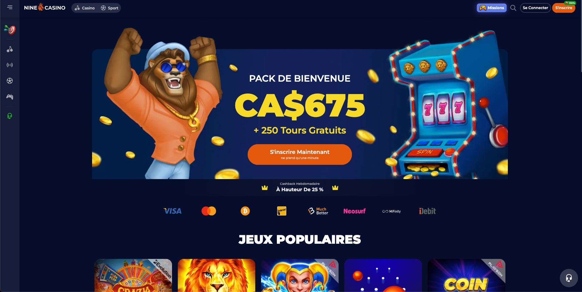 Nine Casino : Le meilleur casino en ligne avec la gammification